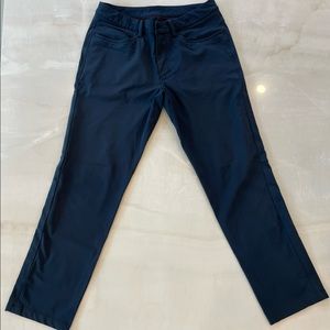 Lululemon Men’s Commission Pant 31”/30” Navy 6-Pocket (Used) Not Skinny